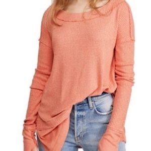 NWOT Free People North Shore Thermal Knit